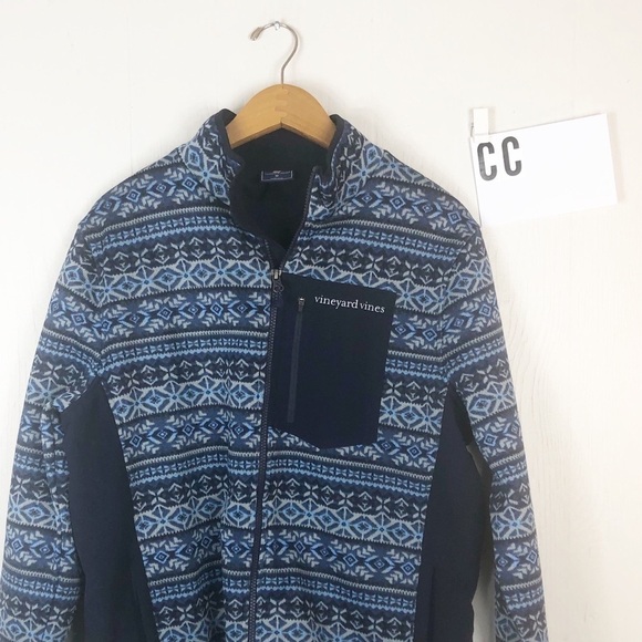 Vineyard Vines fair isle jacket M - Picture 3 of 6